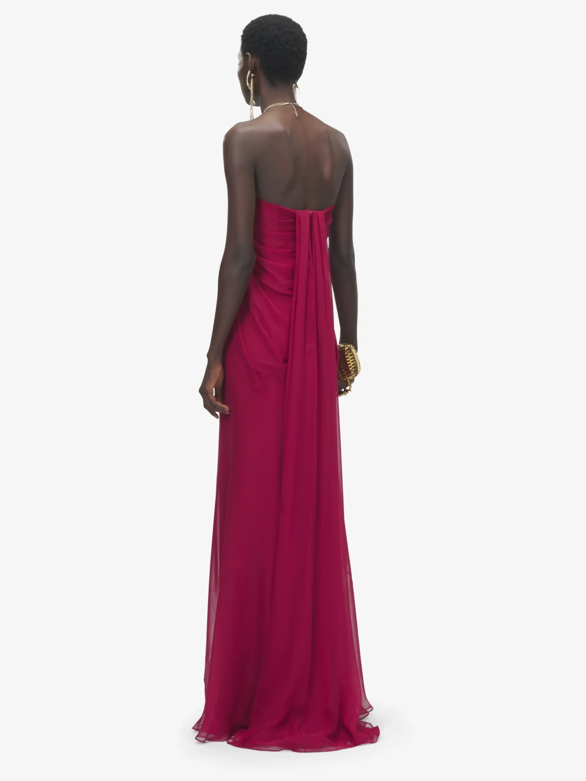 Abito bustier da sera da Donna in Rosa