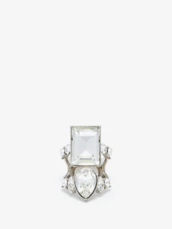 Anello Cocktail da Donna in Finitura argento
