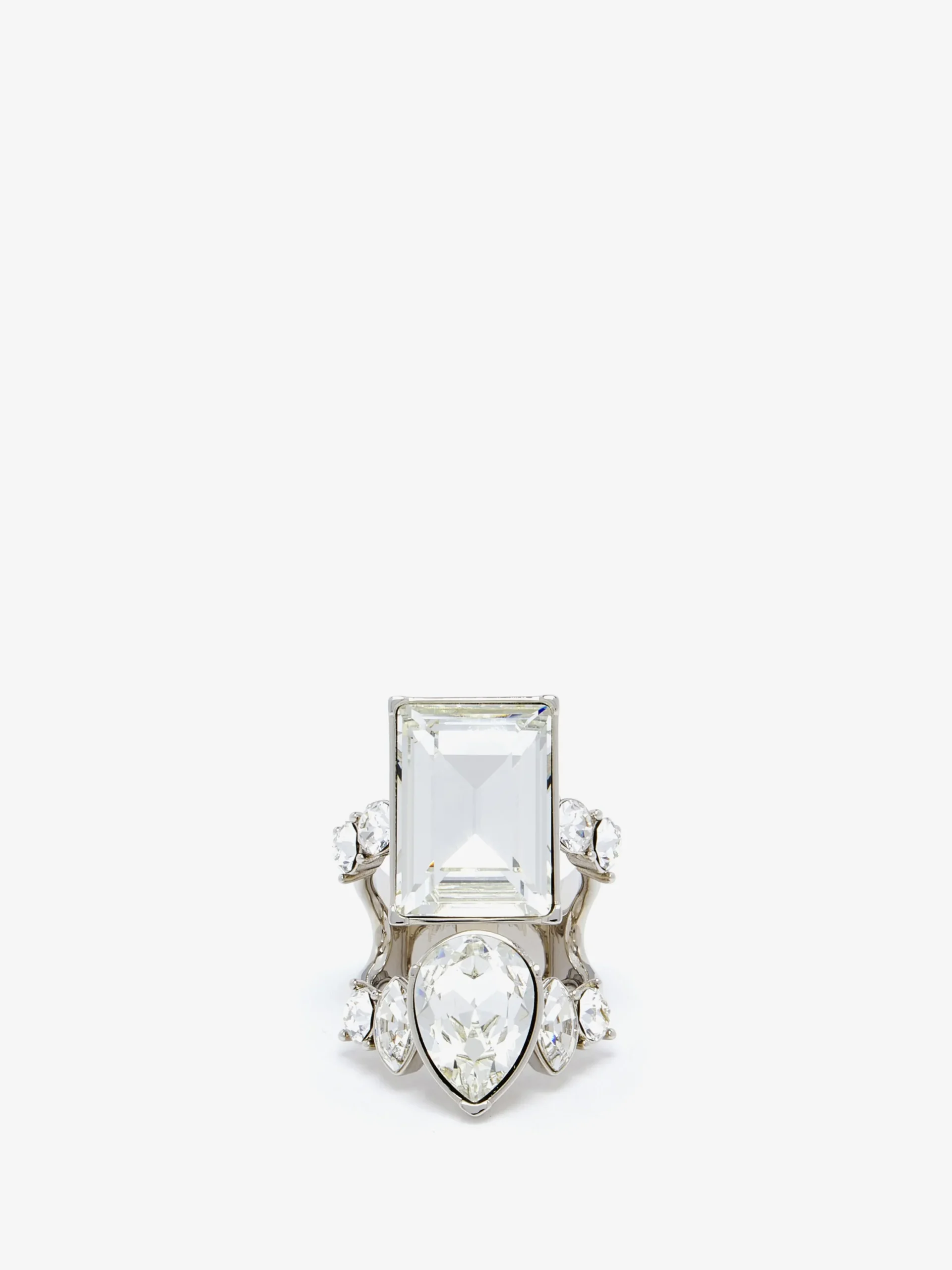 Anello Cocktail da Donna in Finitura argento