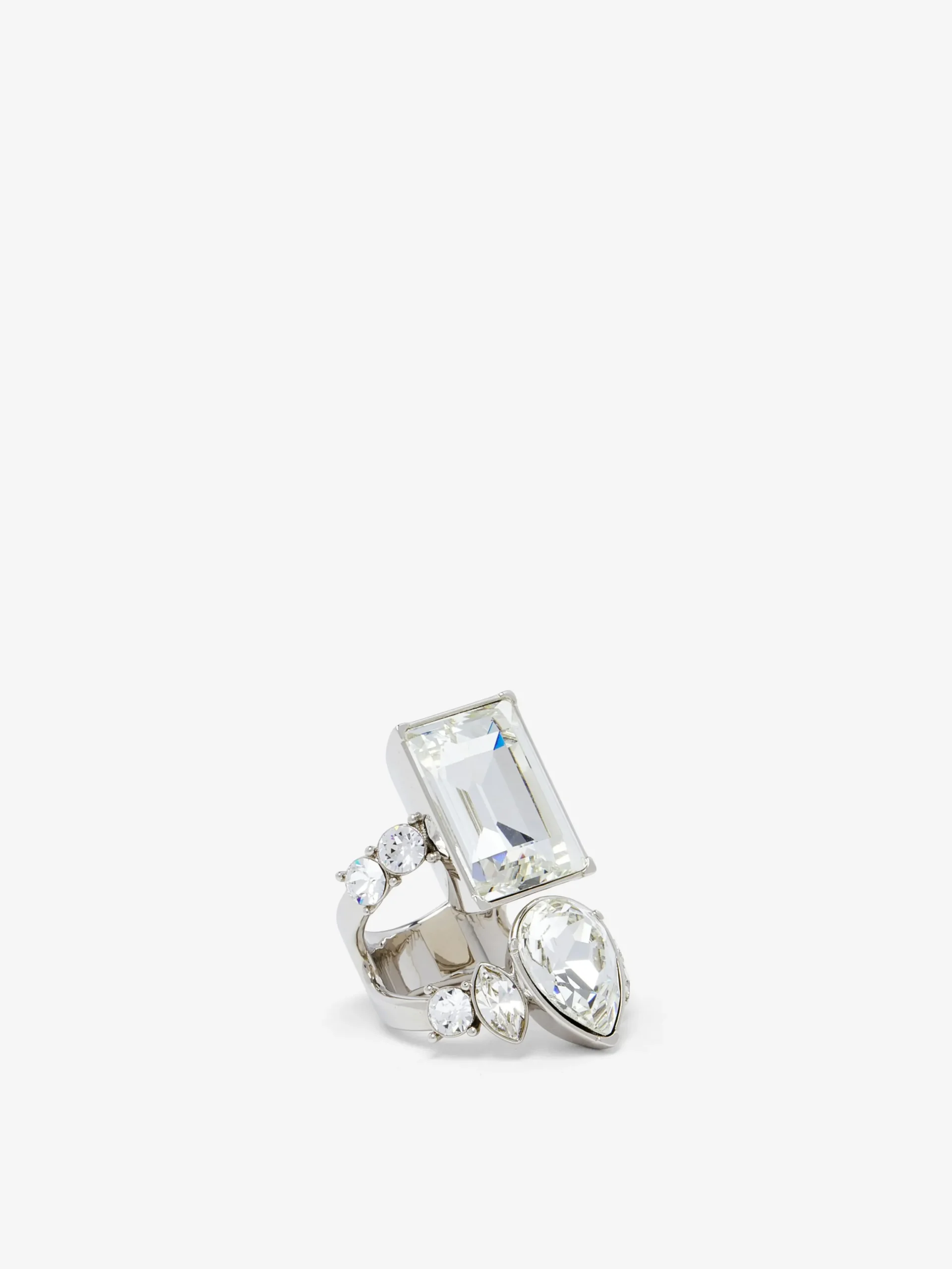 Anello Cocktail da Donna in Finitura argento