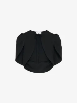 Bolero sartoriale da Donna in Nero