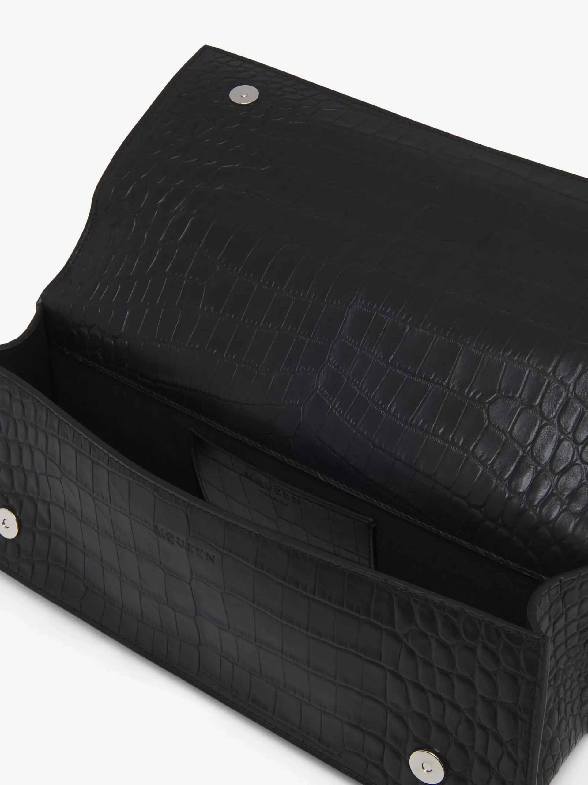 Borsa Jewelled con manico superiore da Donna in Nero