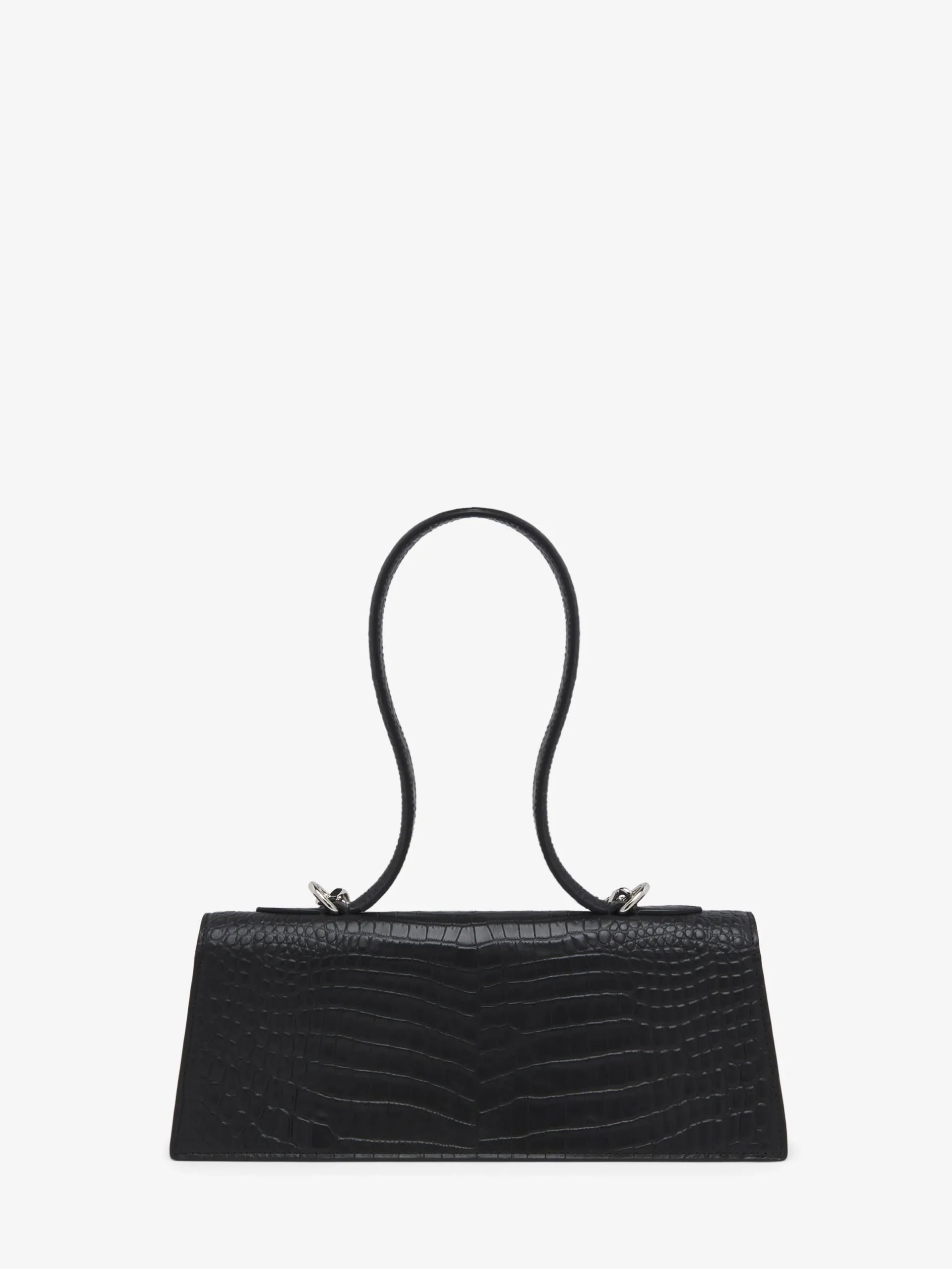 Borsa Jewelled con manico superiore da Donna in Nero