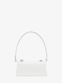 Borsa Jewelled Mini a spalla da Donna in Bianco
