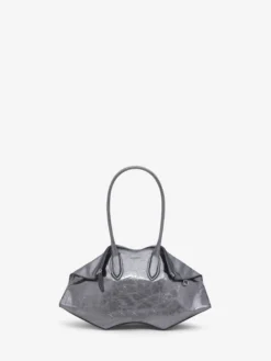 Borsa Manta da Donna in Argento Scuro