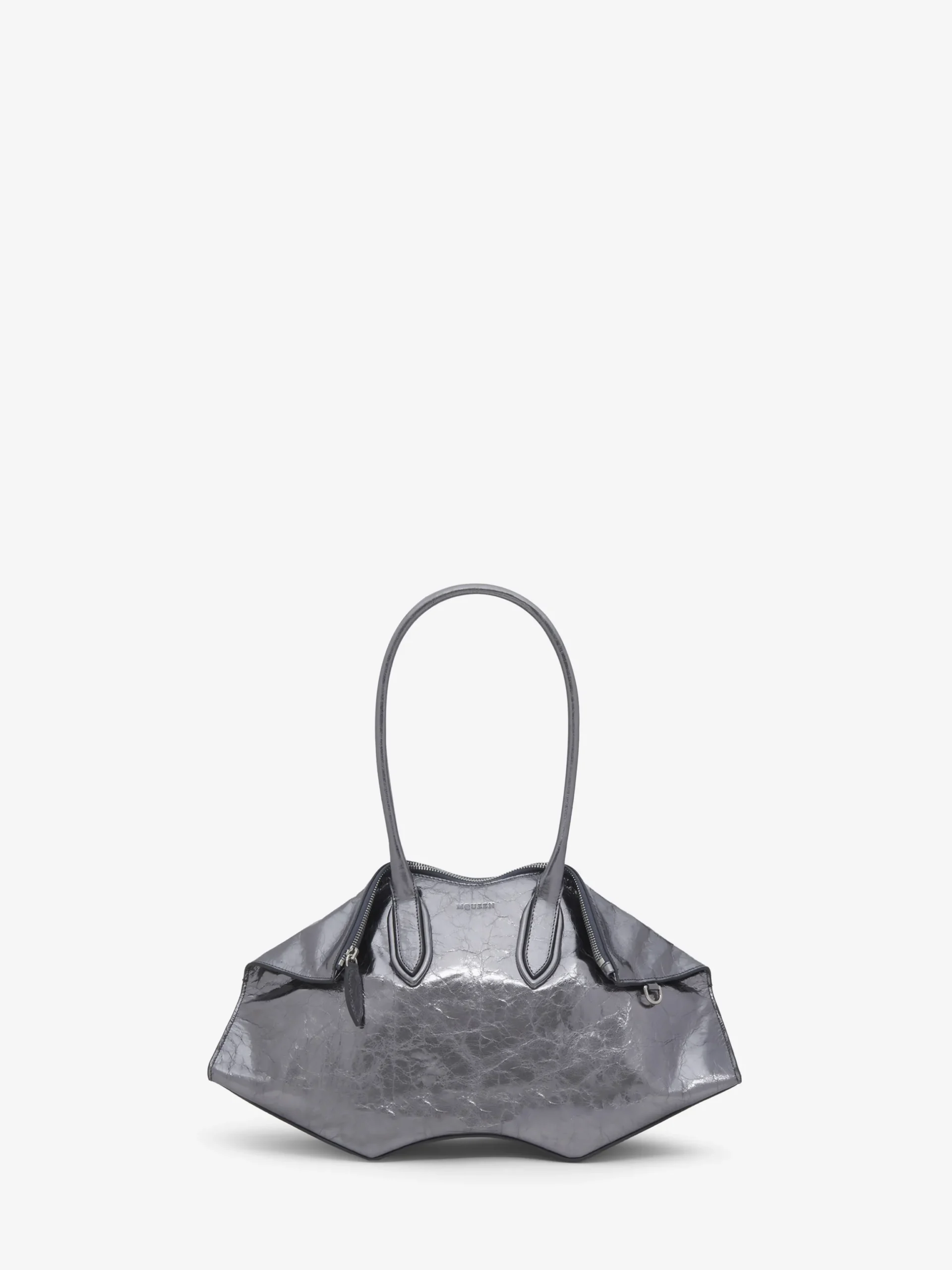 Borsa Manta da Donna in Argento Scuro