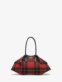 Borsa Manta da Donna in Rosso/Nero/Giallo