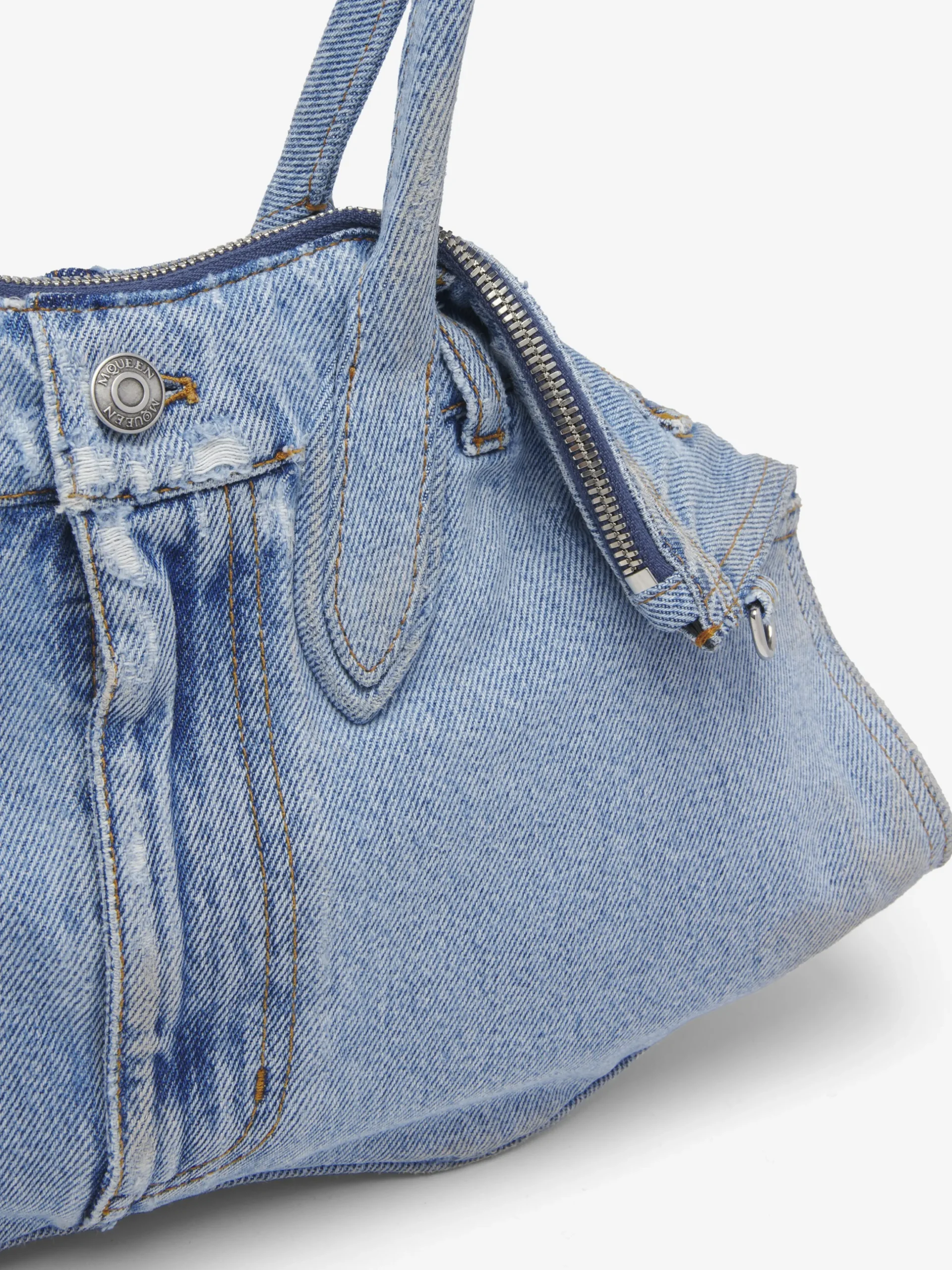 Borsa Manta da Donna in Washed Blue