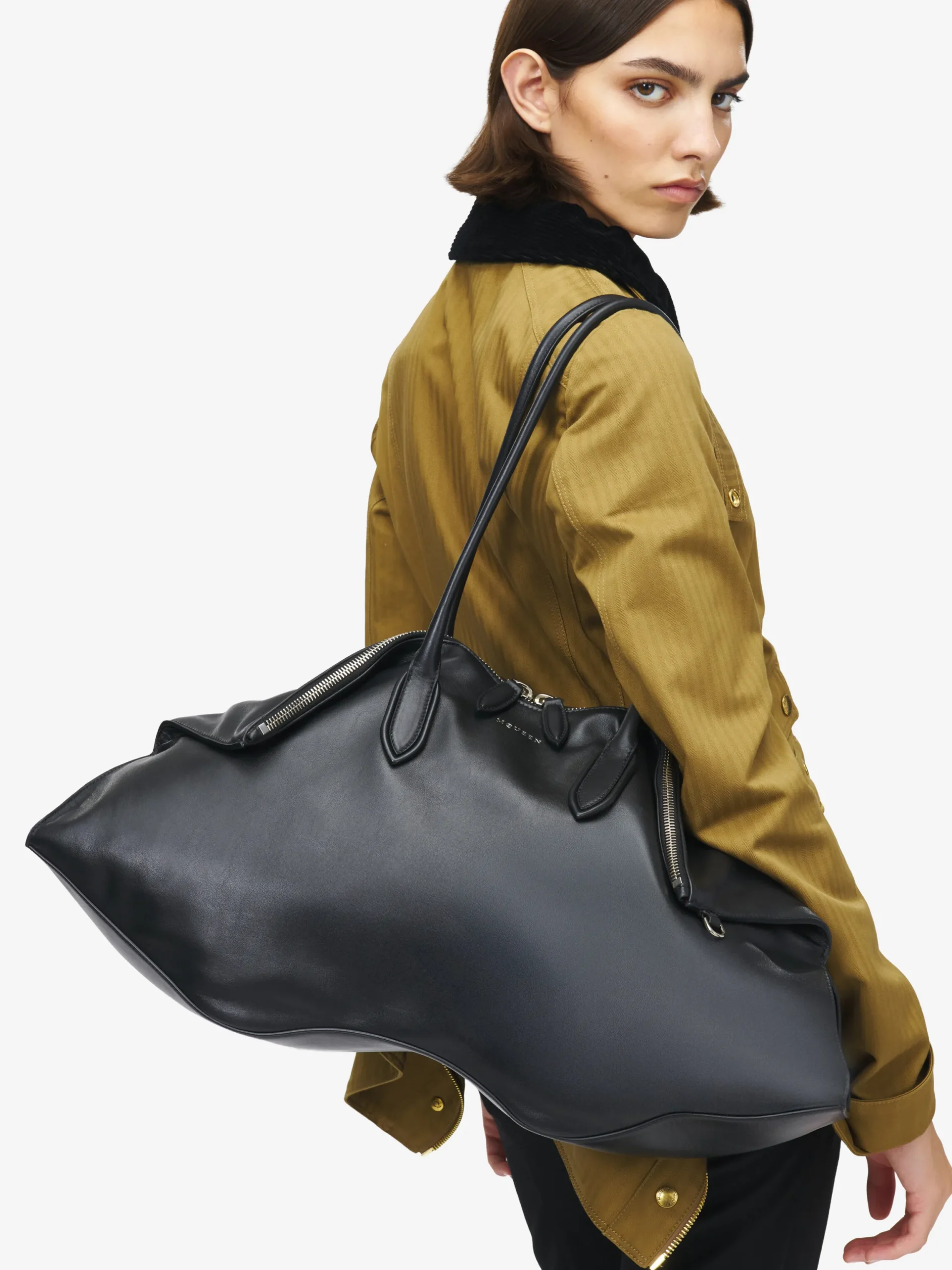 Borsa Maxi Manta da Donna in Nero