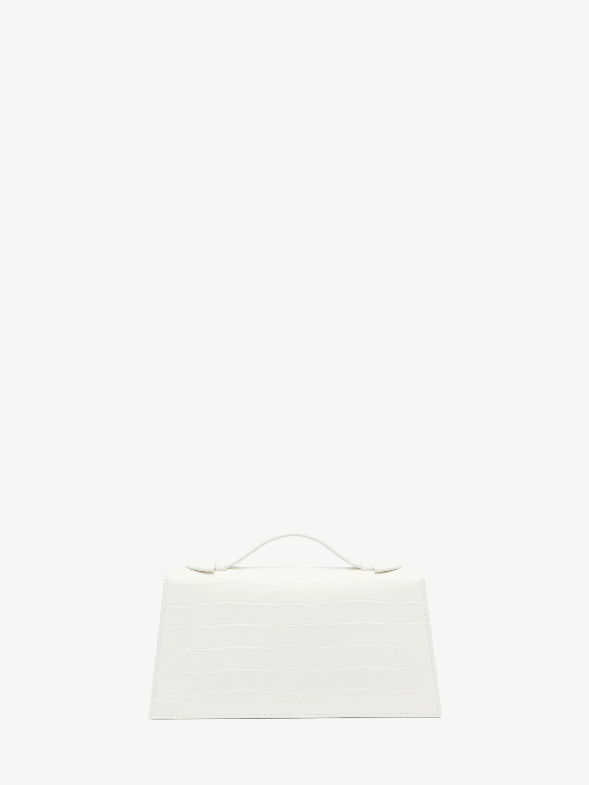Borsa Skull con manico superiore da Donna in Bianco