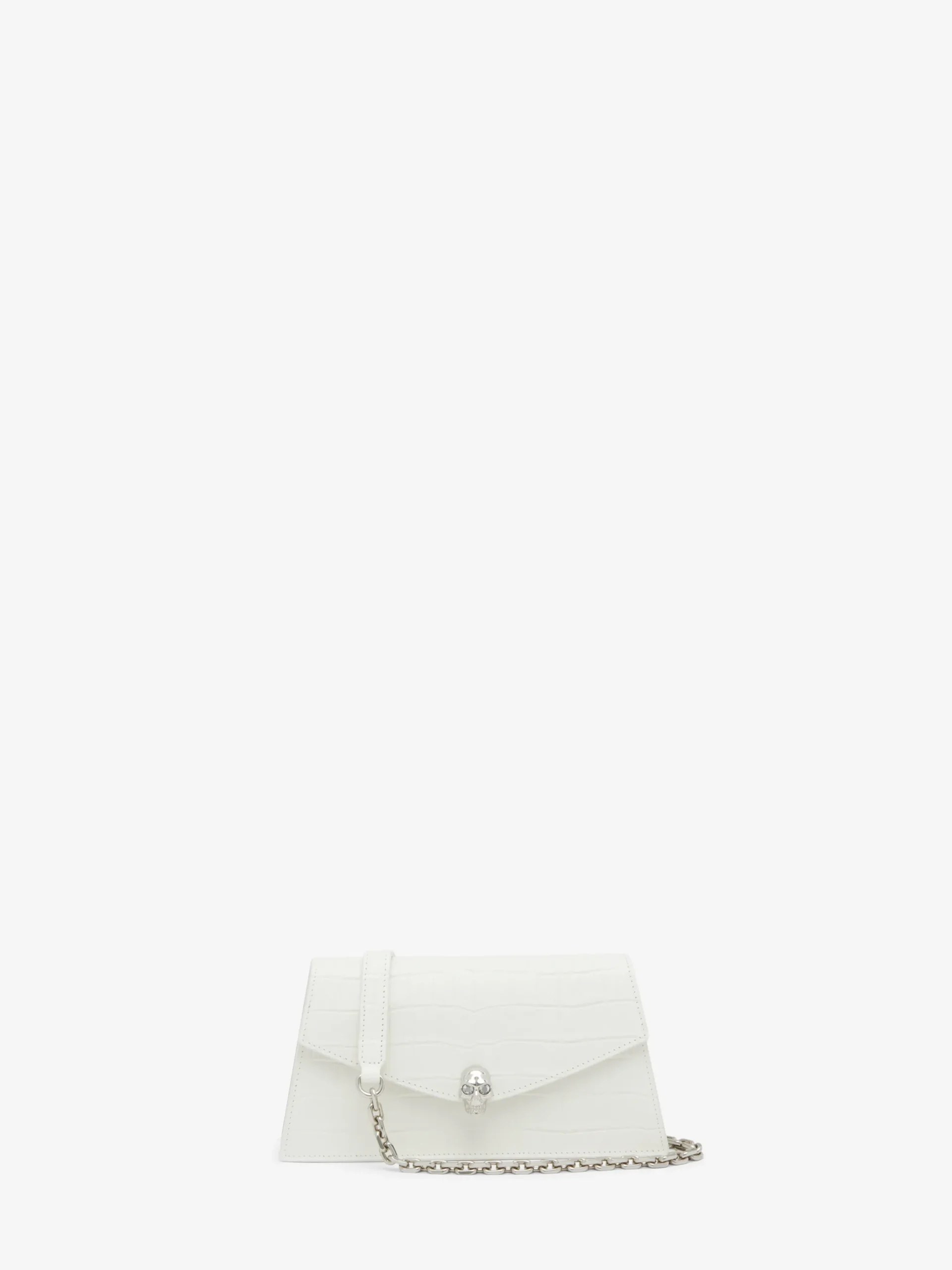 Borsa Skull Mini da Donna in Bianco