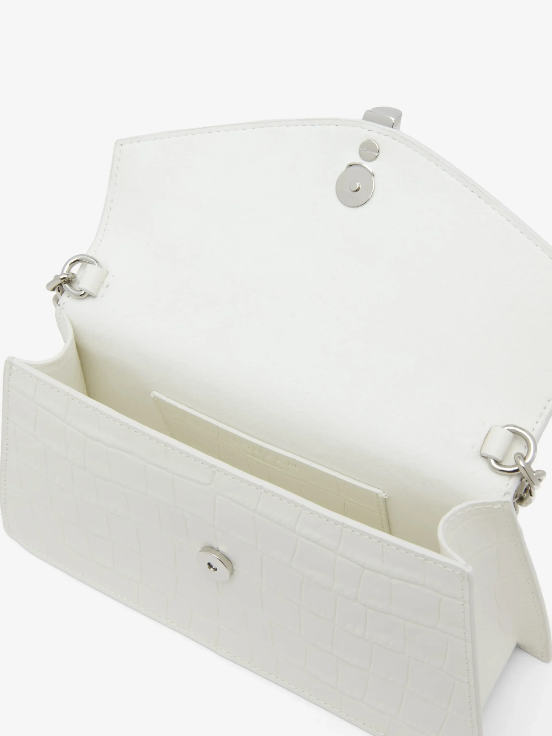 Borsa Skull Mini da Donna in Bianco