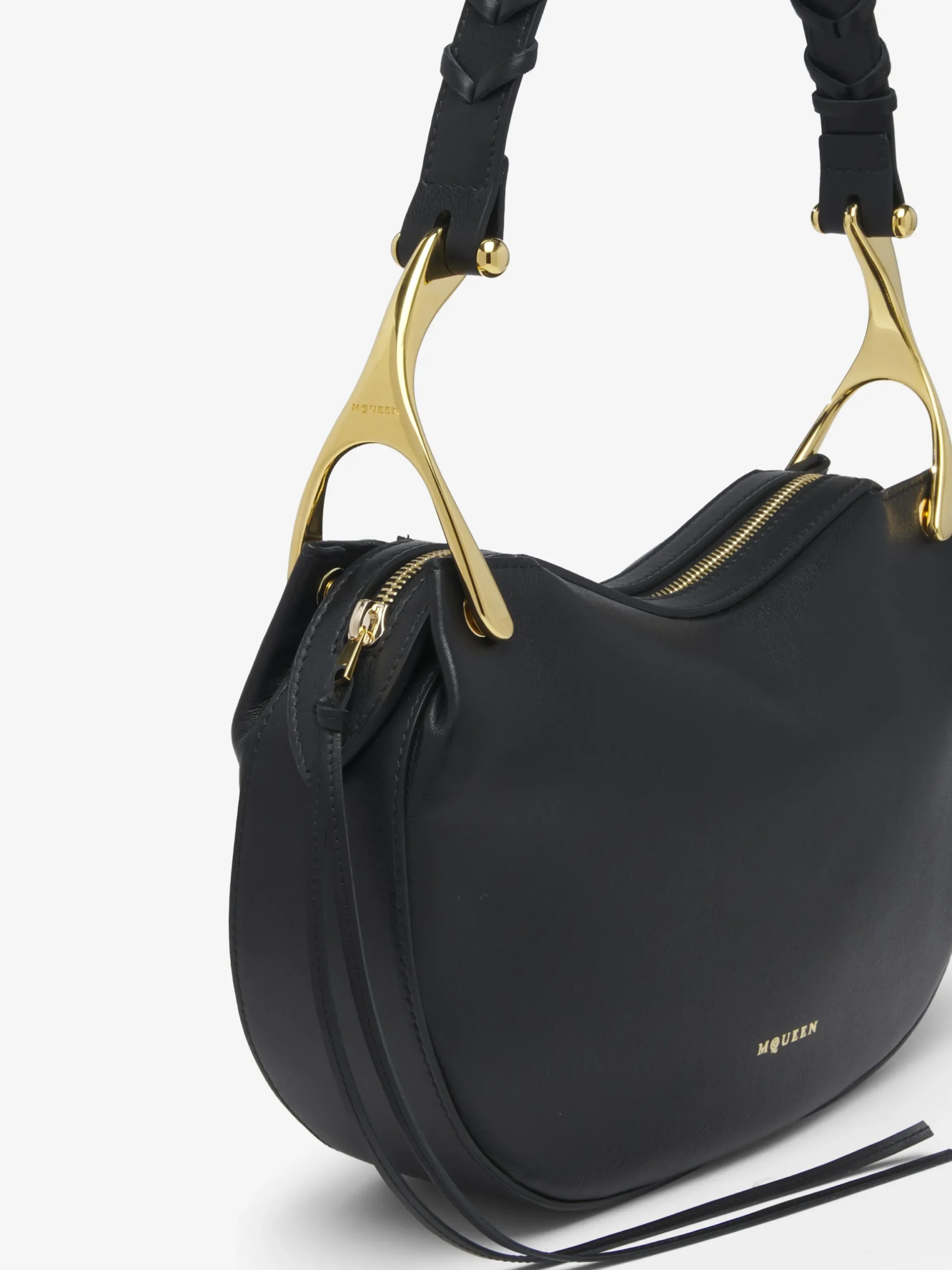 Borsa Wishbone a spalla da Donna in Nero