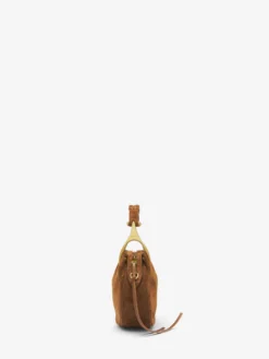 Borsa Wishbone Mini da Donna in Marrone