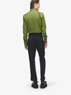 Camicia Harness con logo McQueen da Uomo in Verde
