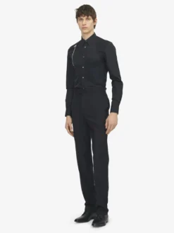Camicia Harness da Uomo in Nero