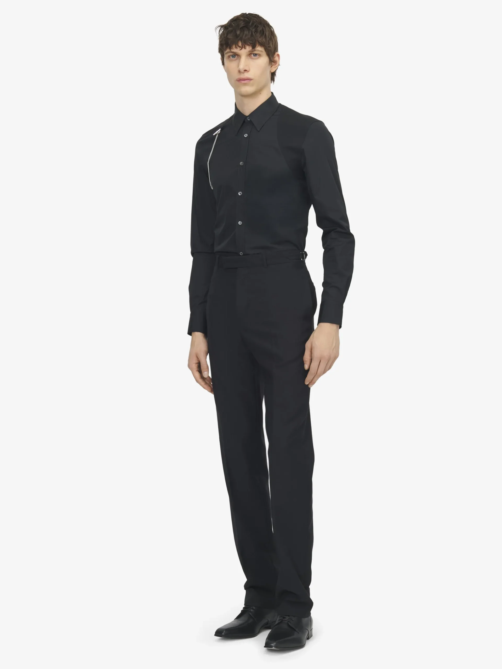 Camicia Harness da Uomo in Nero