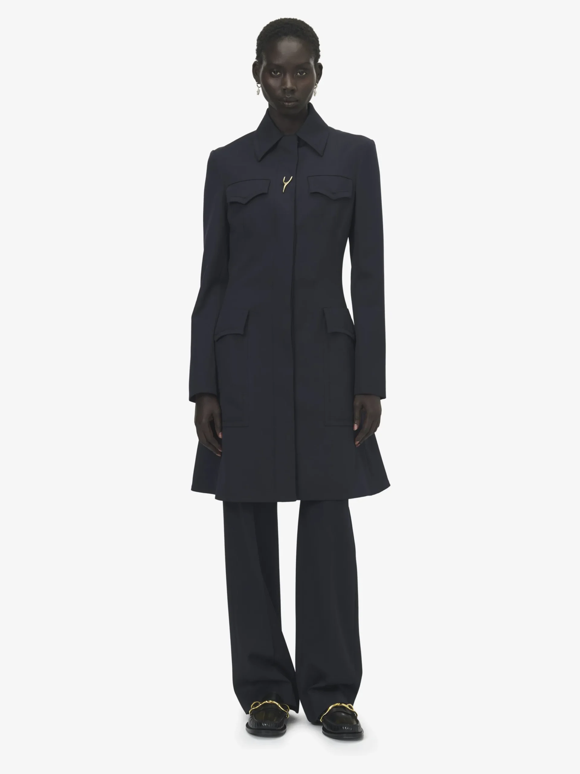 Cappotto Wishbone da Donna in Indaco