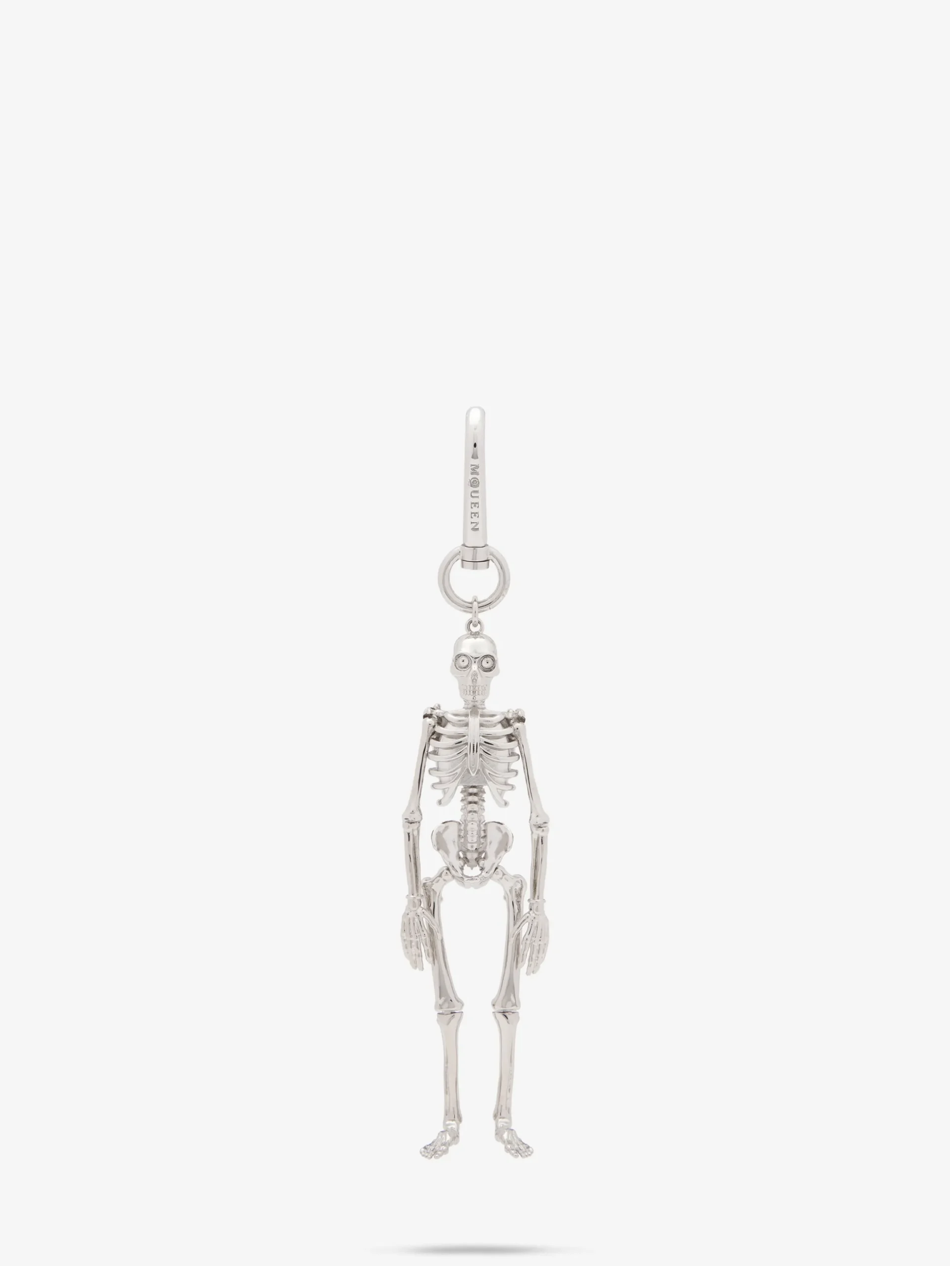 Charm Dancing Skeleton da Uomo in Finitura argento