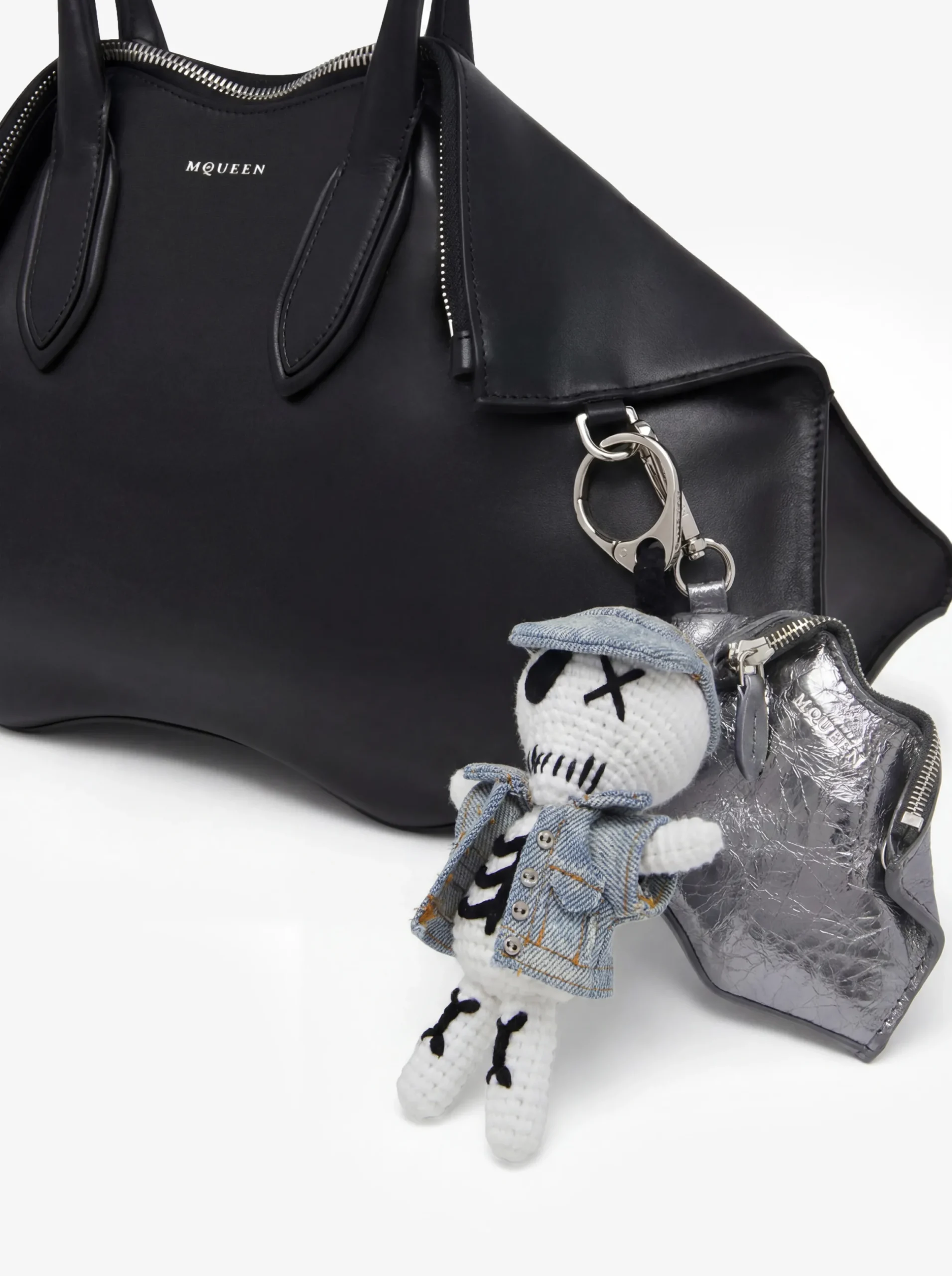 Charm Manta da Donna in Argento Scuro