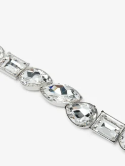 Choker Cocktail da Donna in Finitura argento/Trasparente
