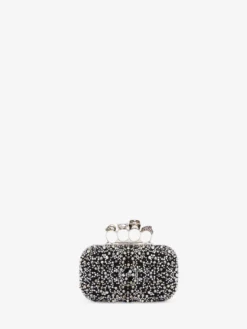 Clutch Knuckle da Donna in Nero