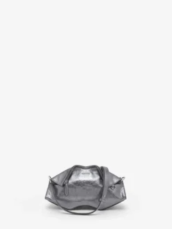 Clutch Manta da Donna in Argento Scuro