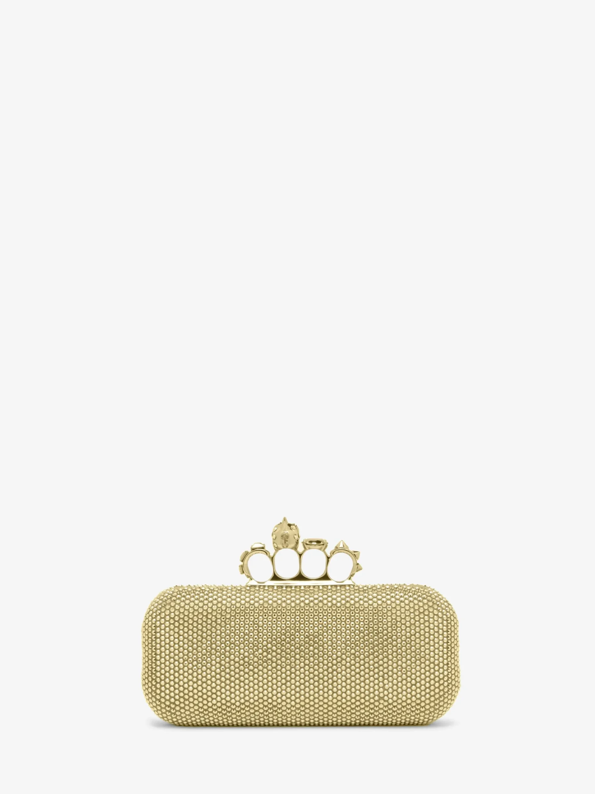 Clutch The Knuckle lunga da Donna in Finitura oro