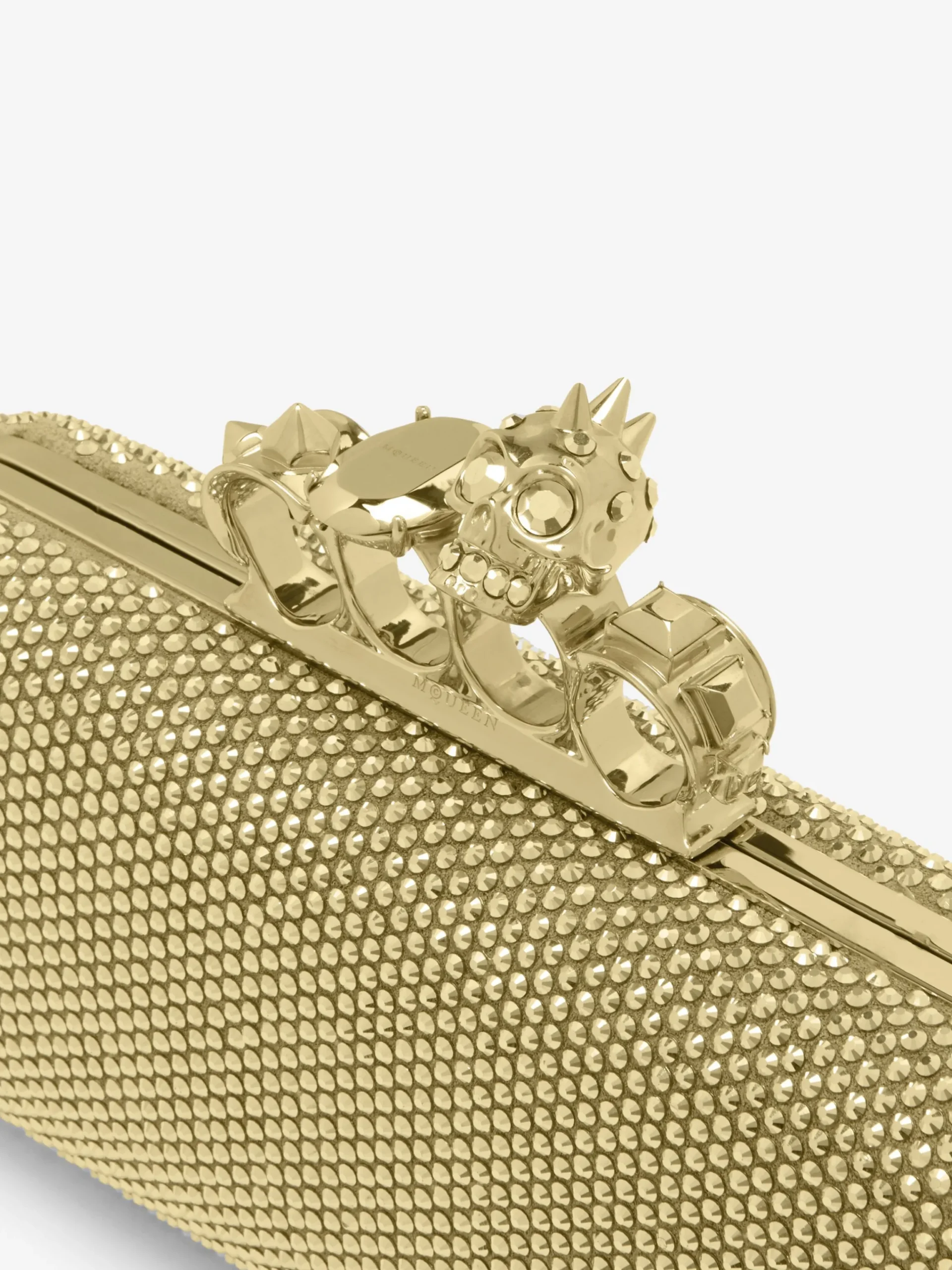 Clutch The Knuckle lunga da Donna in Finitura oro