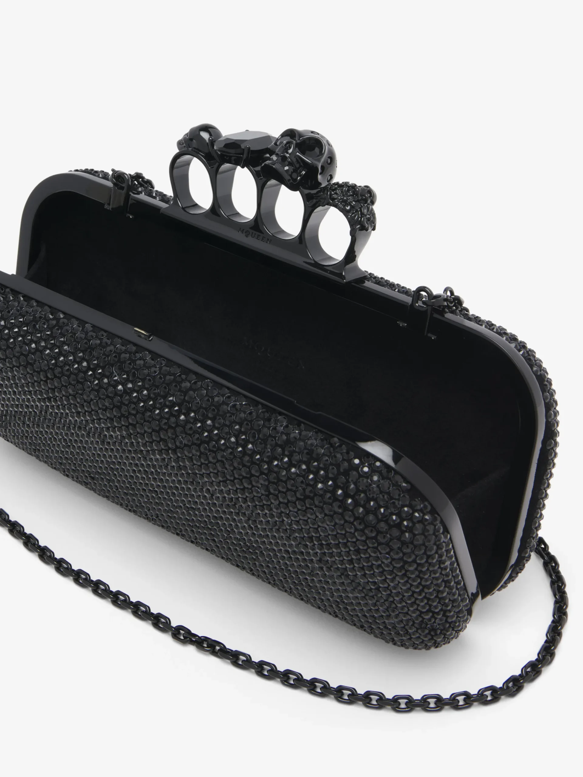 Clutch The Knuckle lunga da Donna in Nero