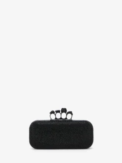 Clutch The Knuckle lunga da Donna in Nero