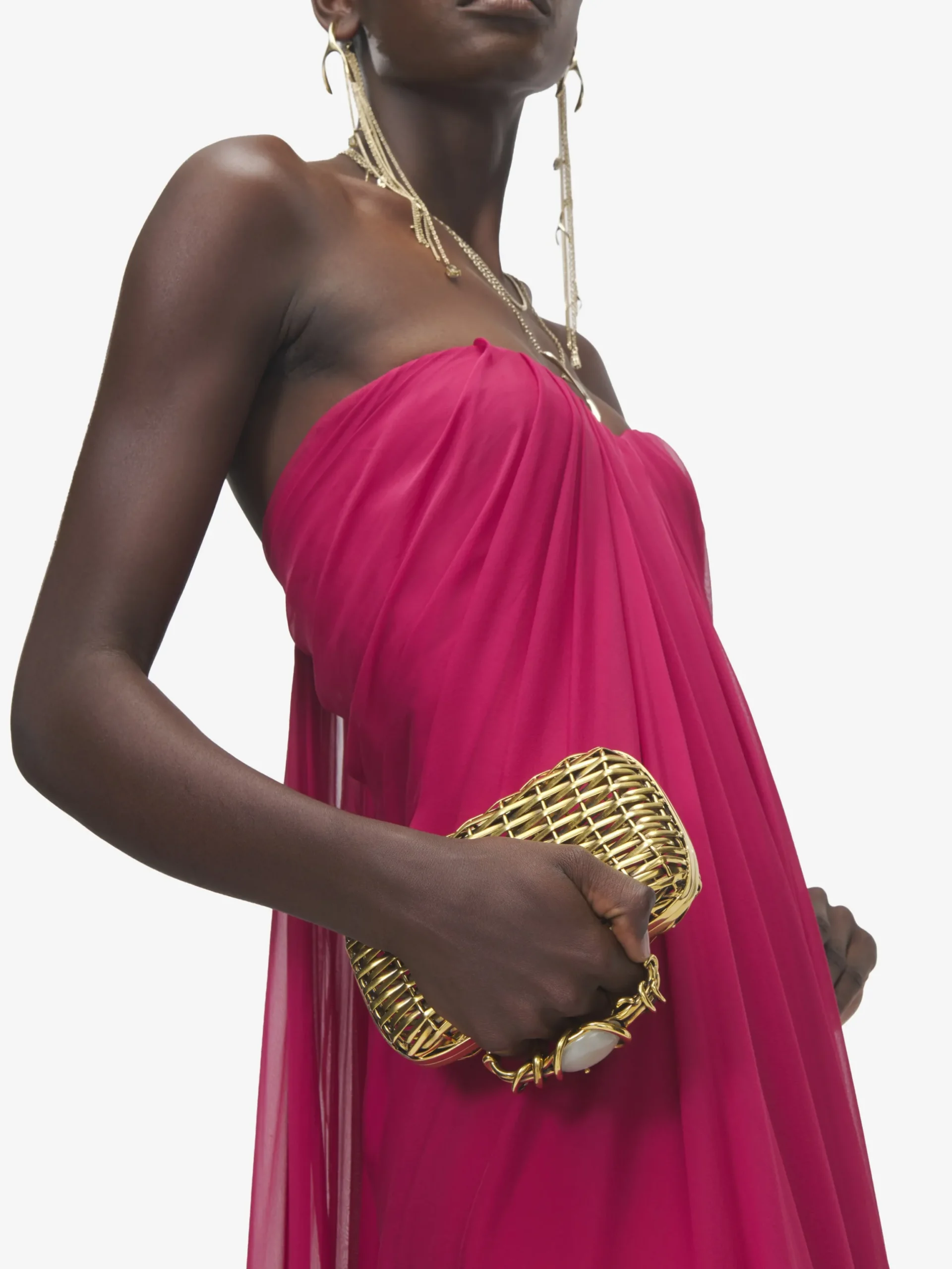 Clutch Thorn Knuckle da Donna in Oro