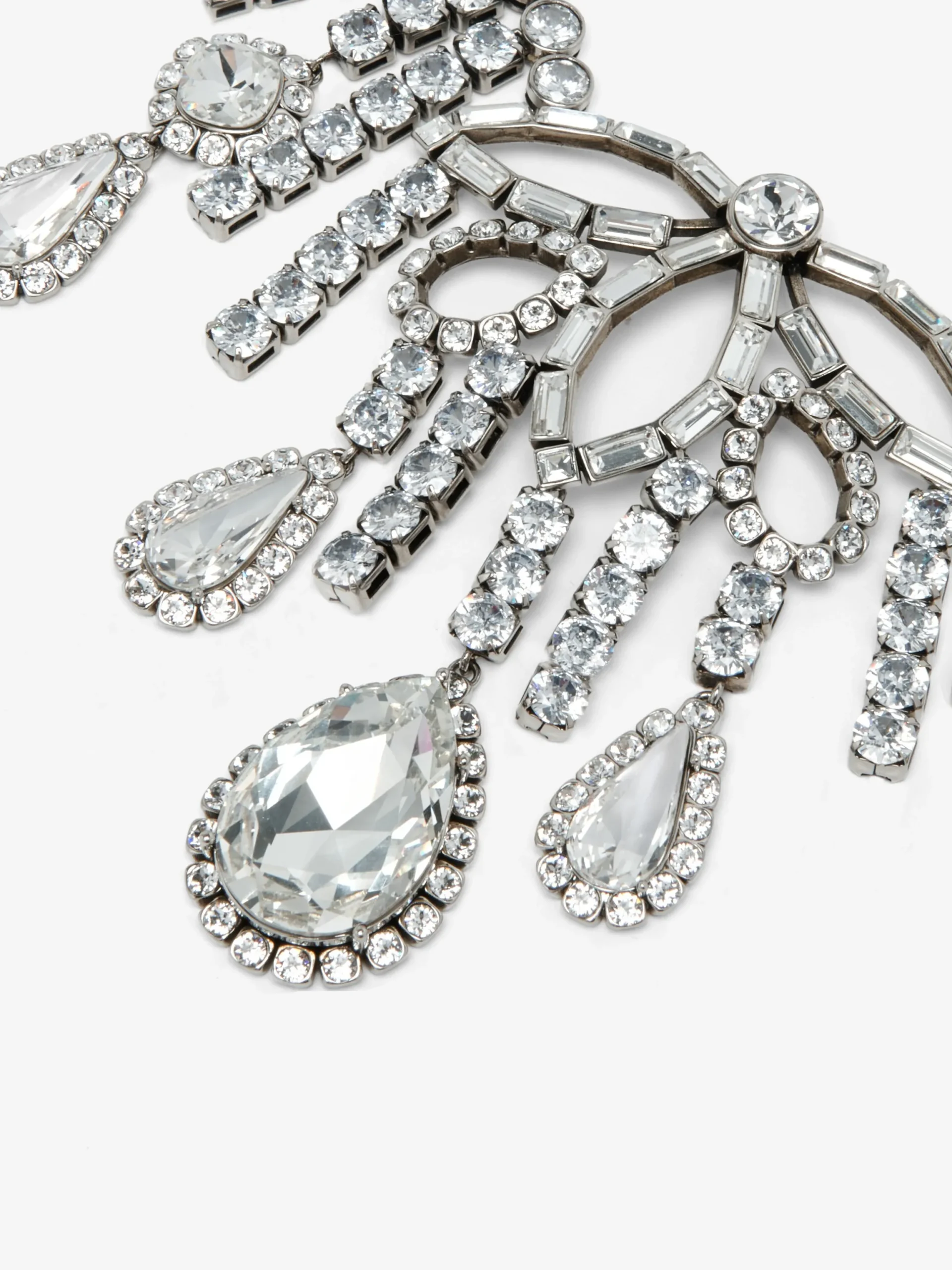 Collana Chandelier da Donna in Finitura argento anticato
