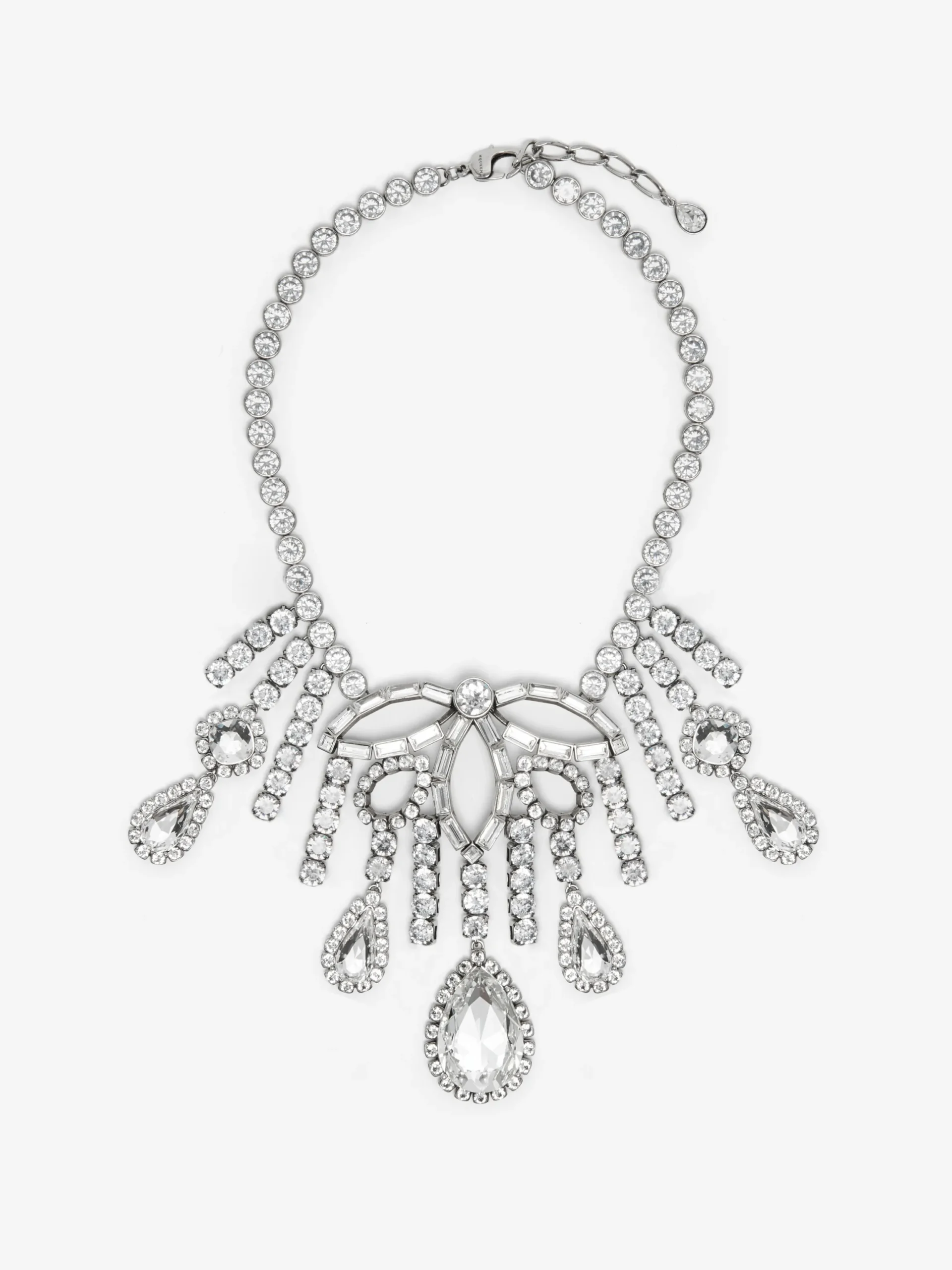 Collana Chandelier da Donna in Finitura argento anticato