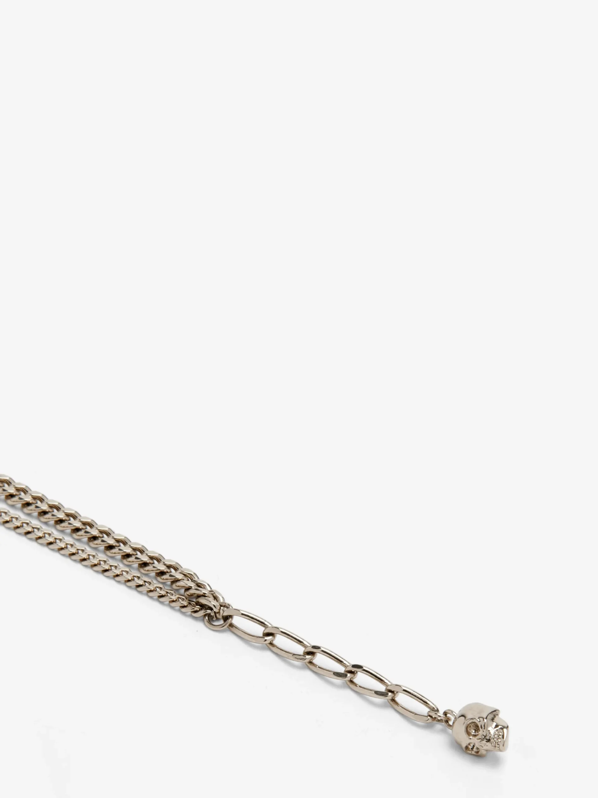 Collana Skull con cristalli da Donna in Finitura oro pallido