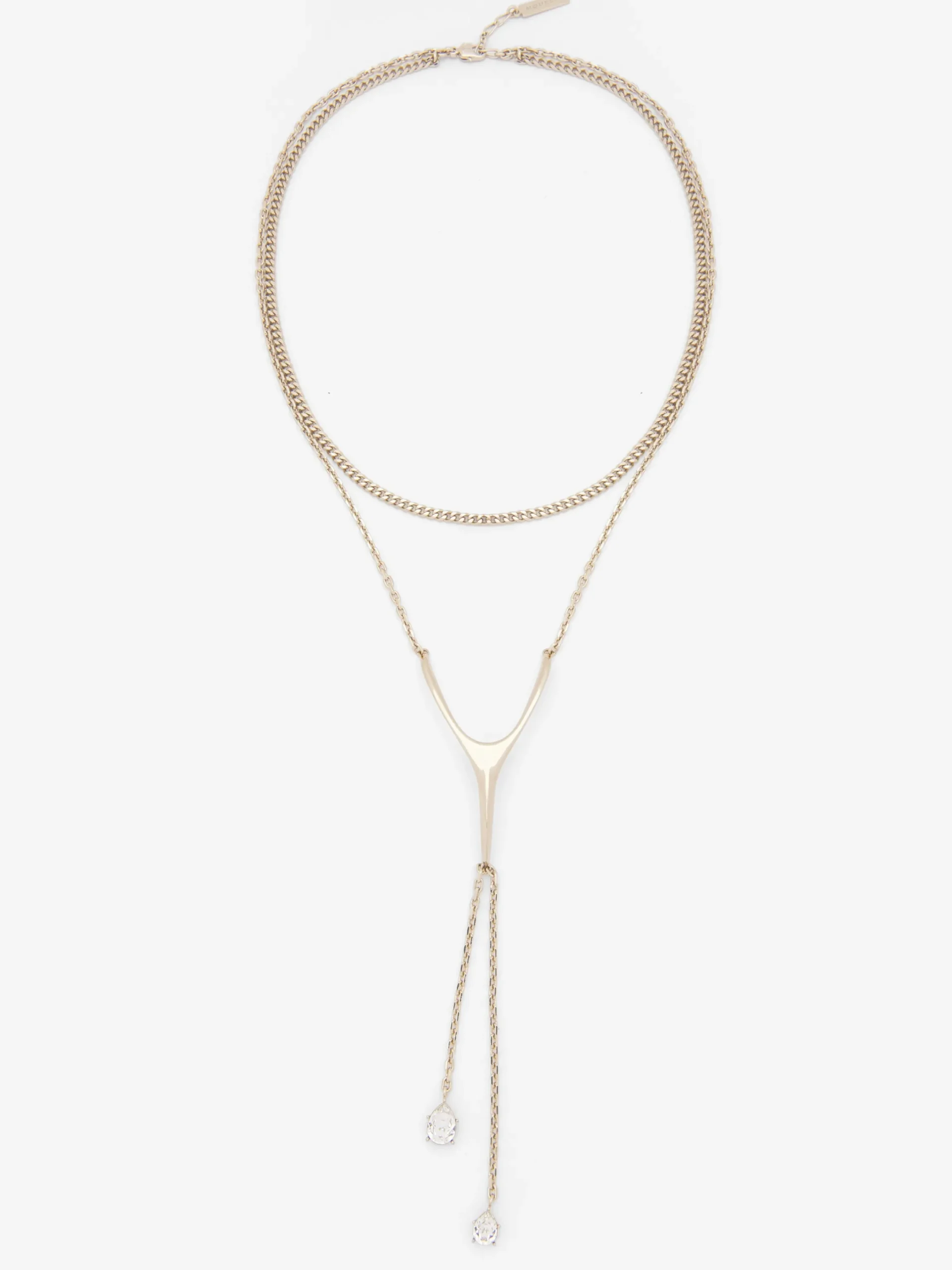 Collana Wishbone da Donna in Finitura oro pallido