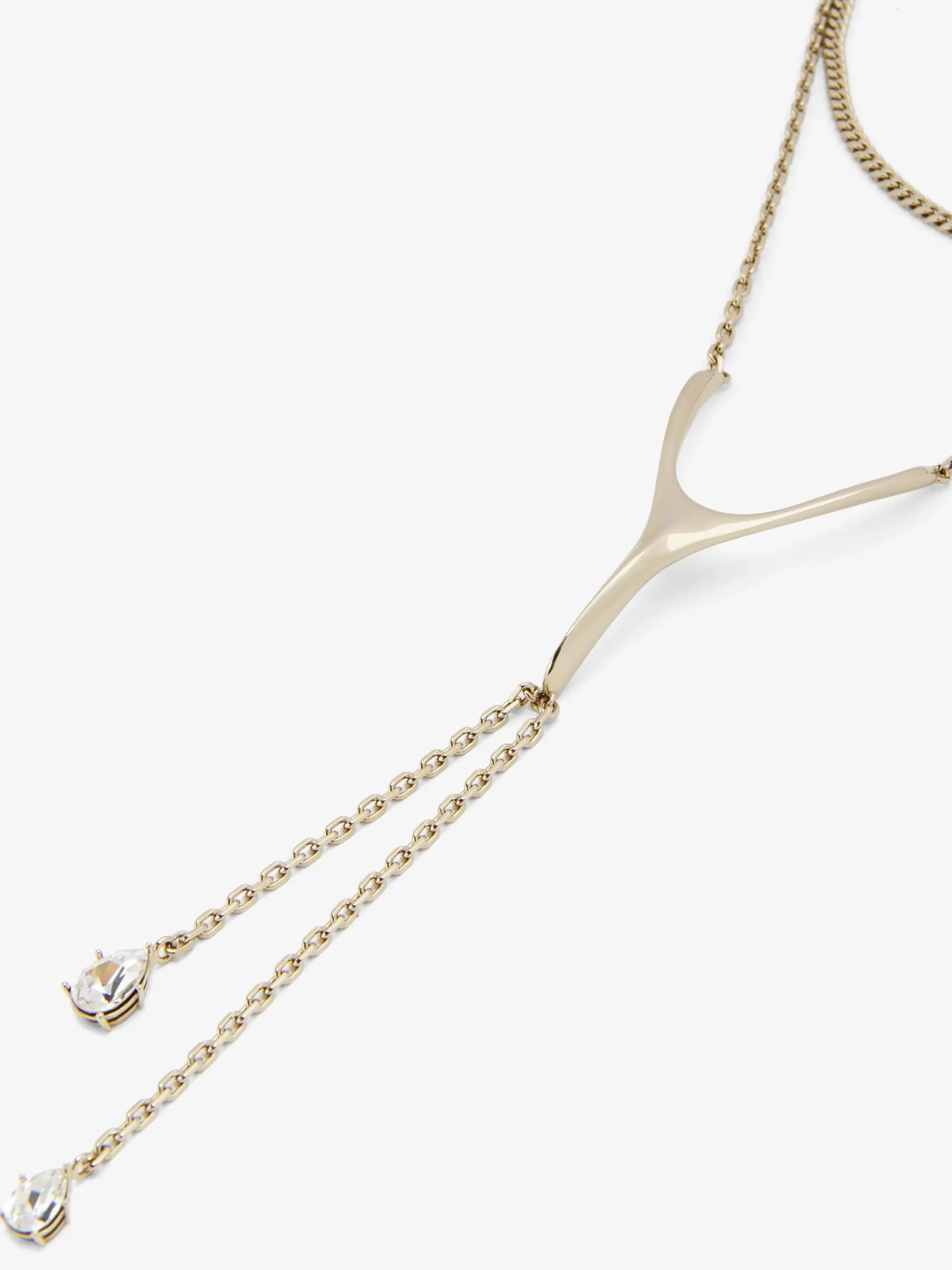 Collana Wishbone da Donna in Finitura oro pallido