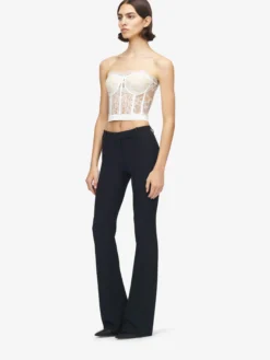 Corsetto in Pizzo da Donna in Bianco