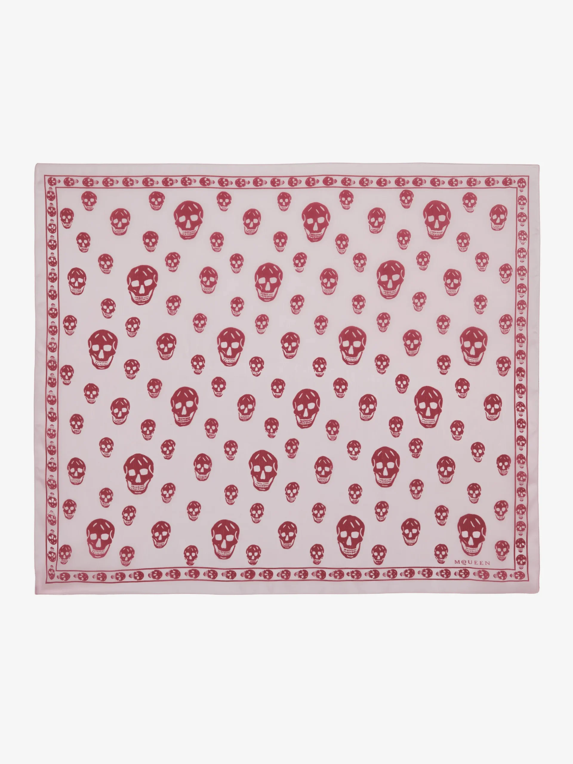 Foulard Skull classico da Donna in Rosa