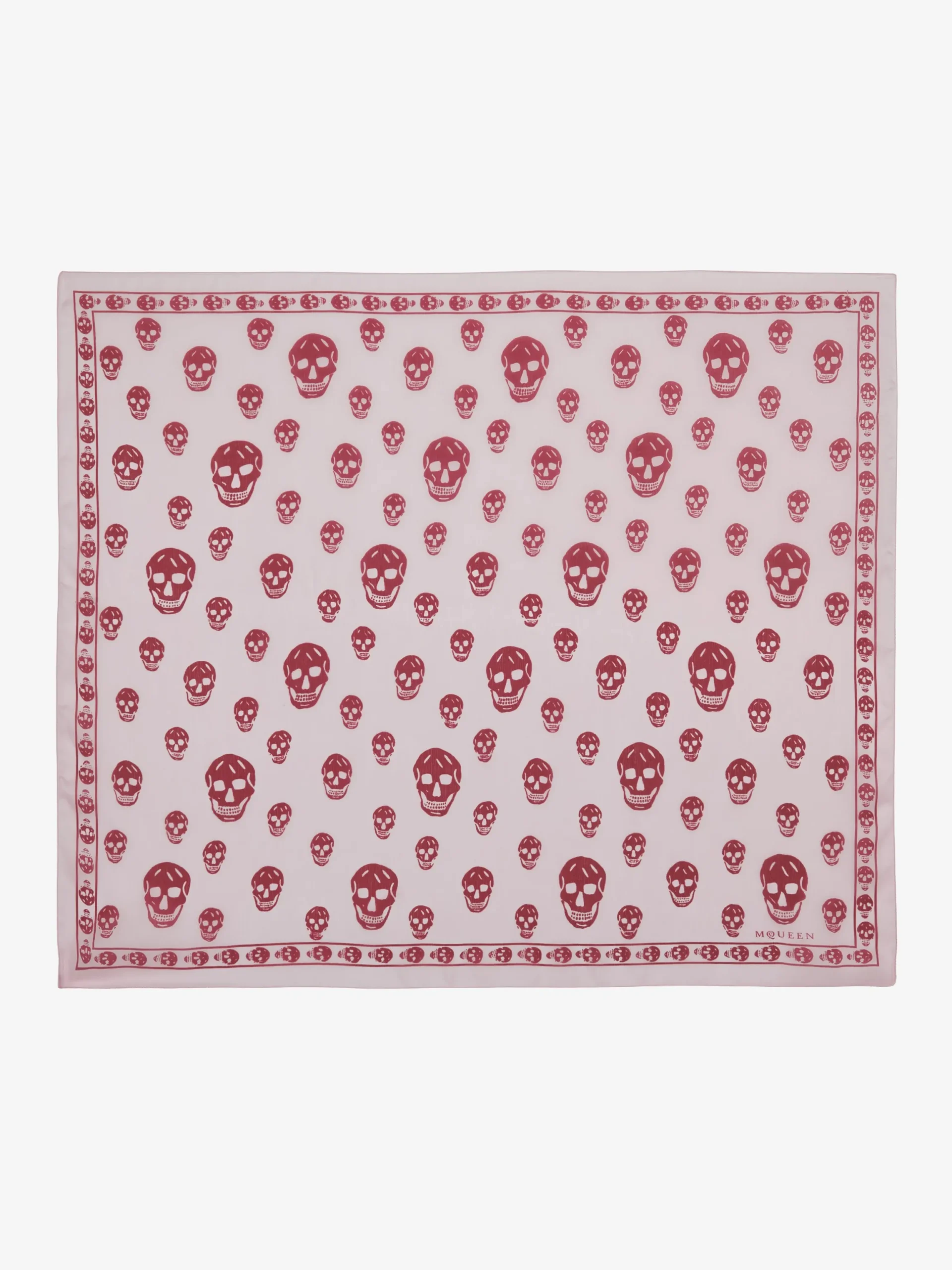 Foulard Skull classico da Donna in Rosa