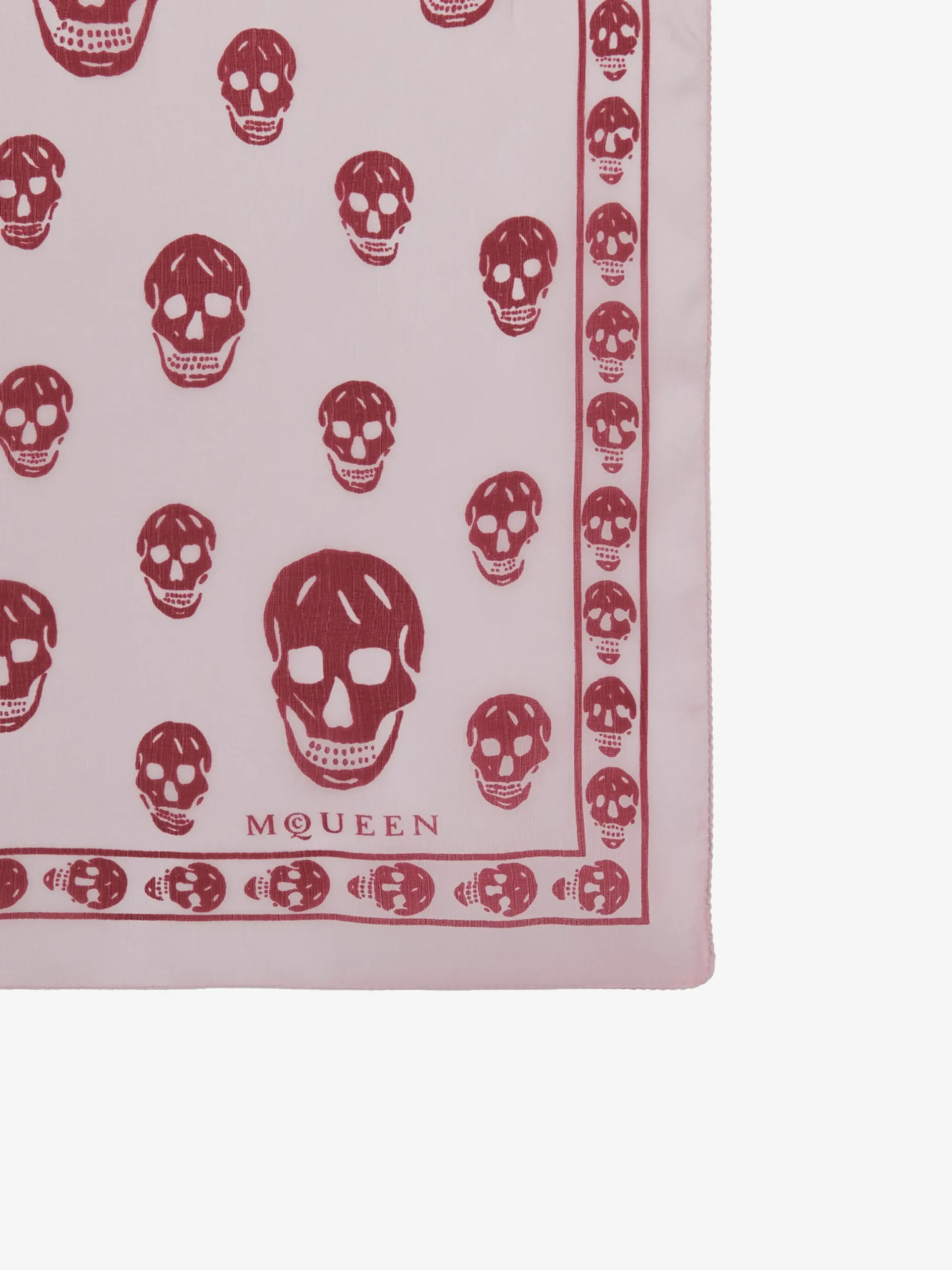 Foulard Skull classico da Donna in Rosa