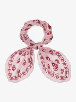Foulard Skull classico da Donna in Rosa