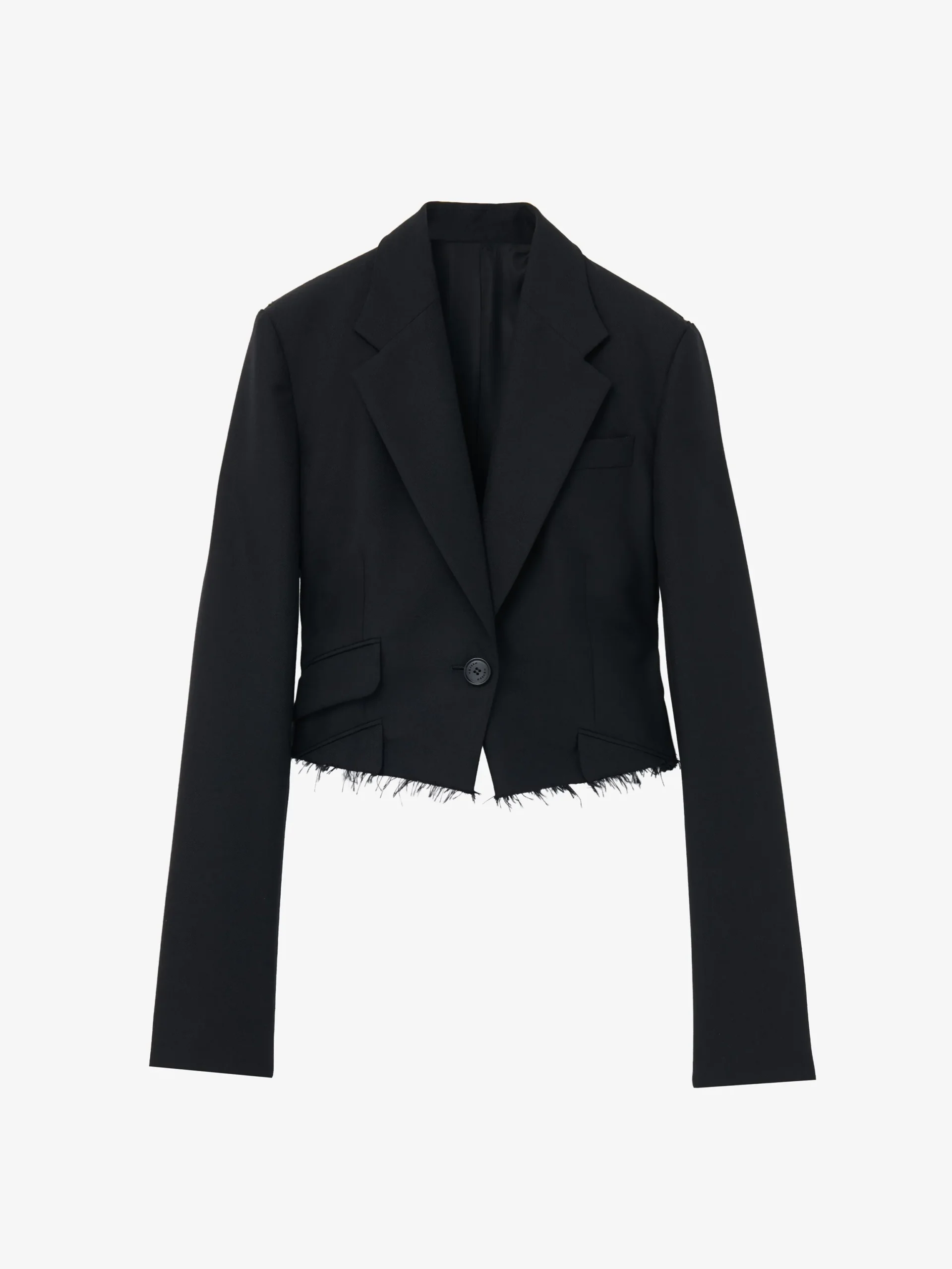 Giacca monopetto corta da Donna in Nero