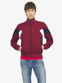 Giacca sportiva con logo McQueen da Uomo in Rosso