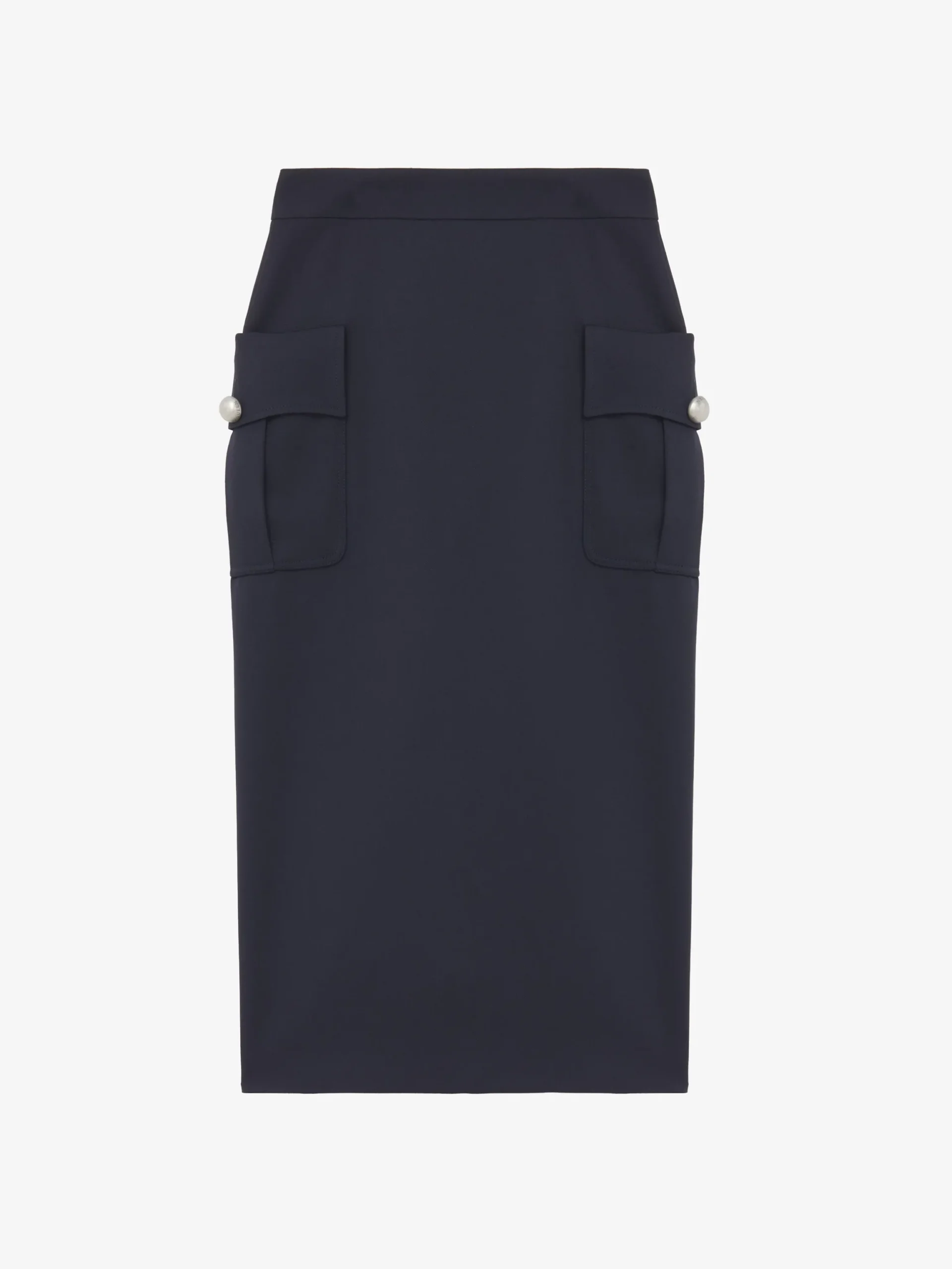 Gonna a tubino da Donna in Blu Navy