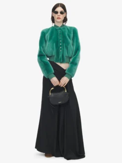 Gonna maxi con vita asimmetrica da Donna in Nero