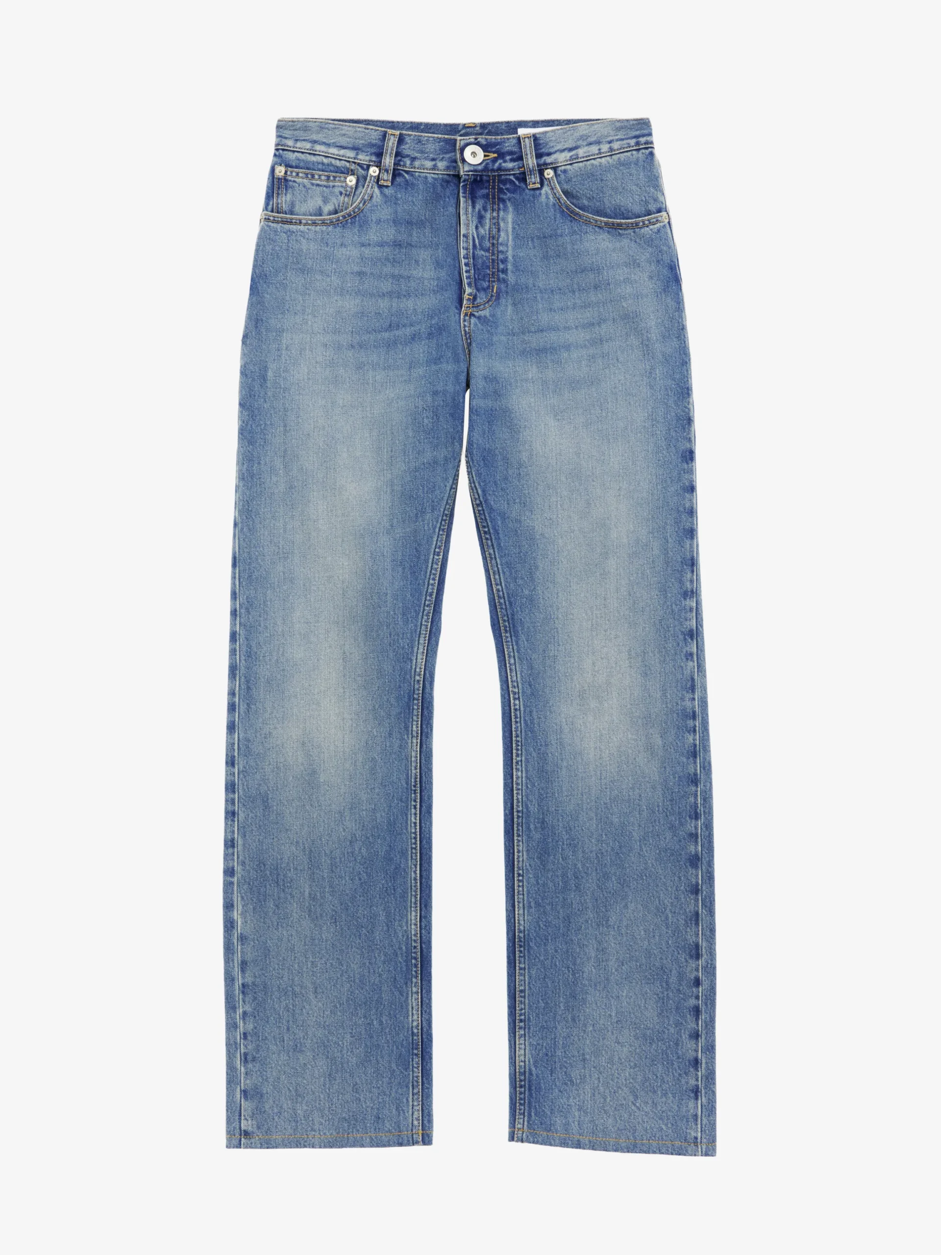 Jeans a gamba dritta da Uomo in Washed Blue