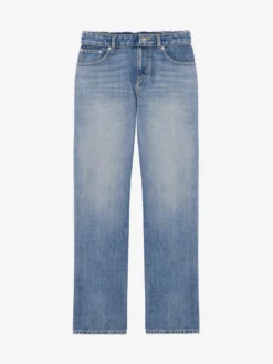 Jeans con vita destrutturata da Donna in Washed Blue