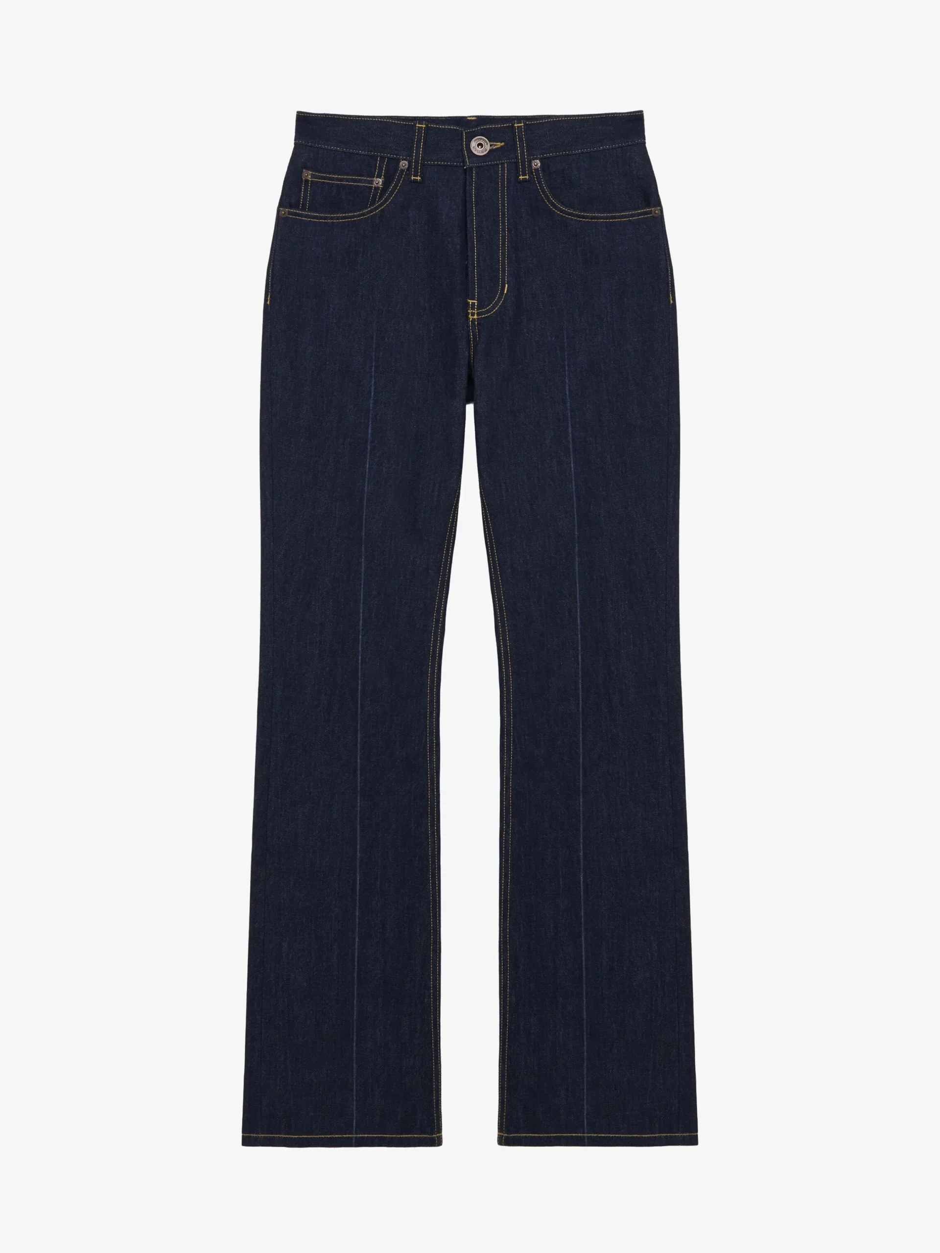 Jeans slim in denim da Uomo in Indaco