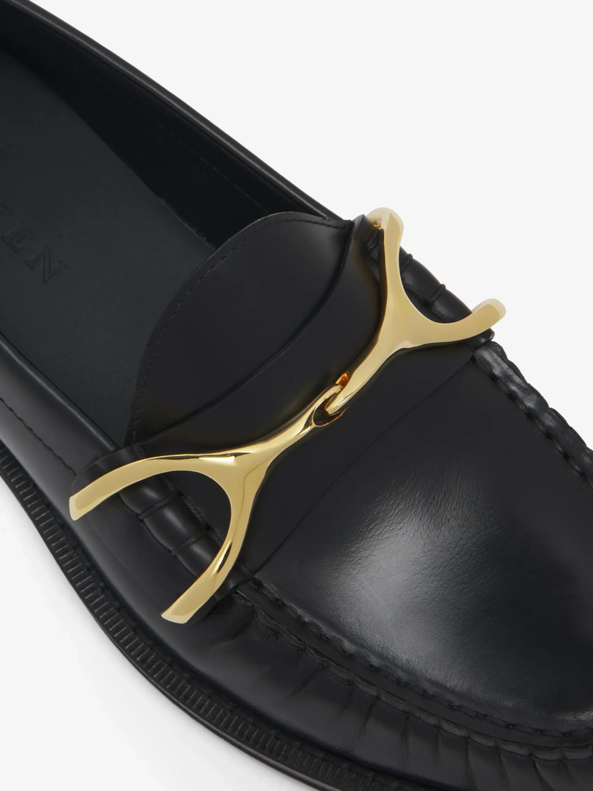 Mocassini Wishbone da Donna in Nero